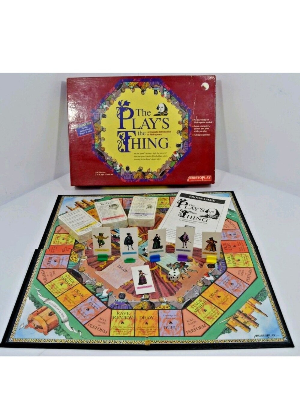 The Plays The Thing.    Shakespeare Board Game
